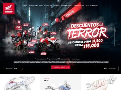 Página Web - Comoto Honda