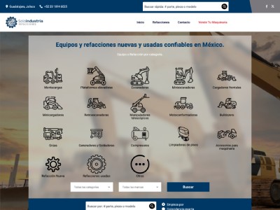 Página Web / Catalogo Web - Solo Industria